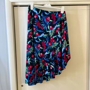 Tommy Bahama Floral Swim Coverup - Blue and Red